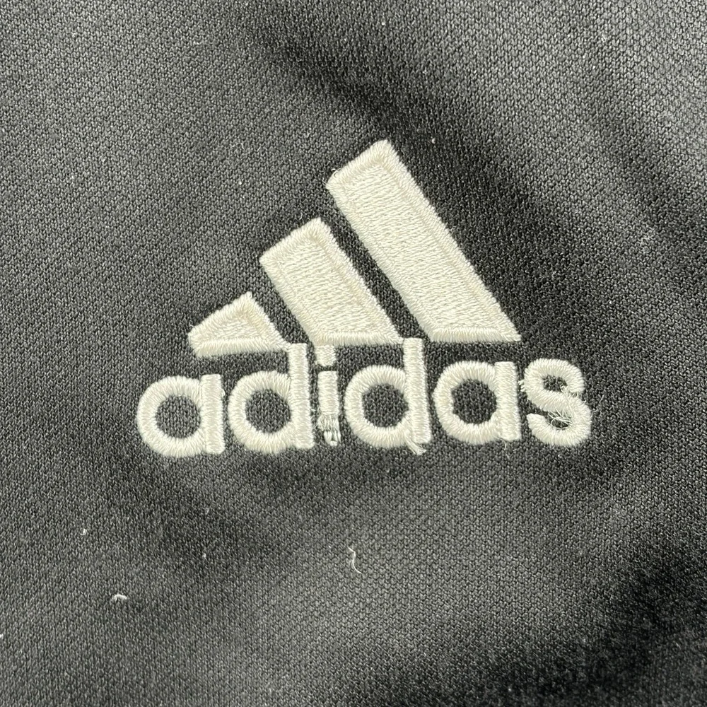 Vintage 2003 adidas ClimaCool Track Pants Men's M Black 3 Stripe Zip Ankle